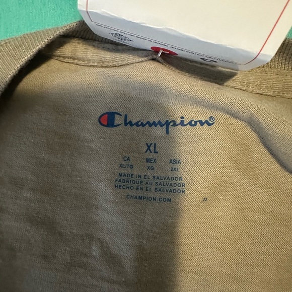 Champion Beige Short Sleeve Tee - Picture 5 of 5